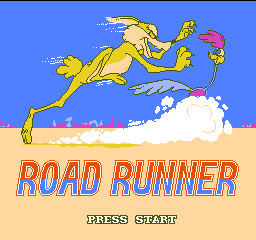 Road Runner (USA) (Unl) Title Screen